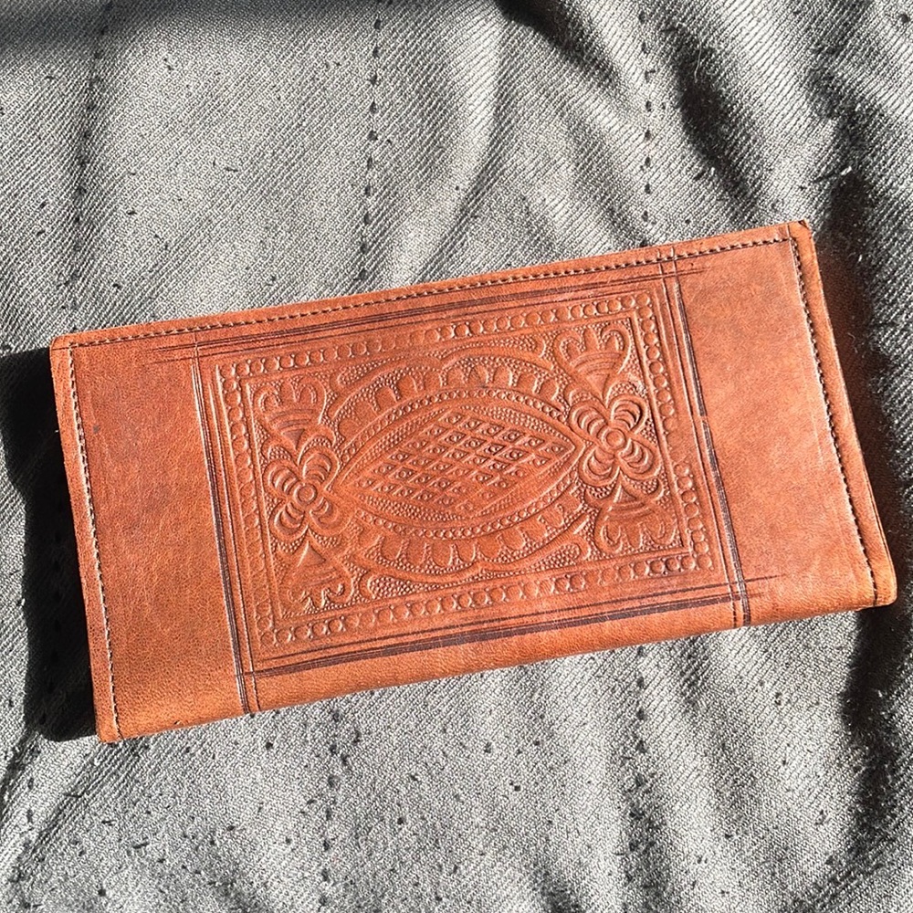 Vintage leather wallet